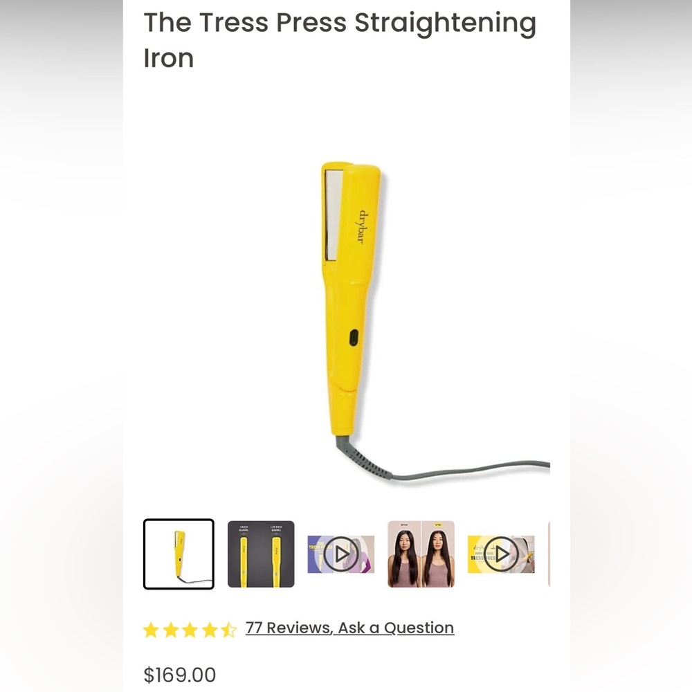 Drybar 1.25” flat Iron